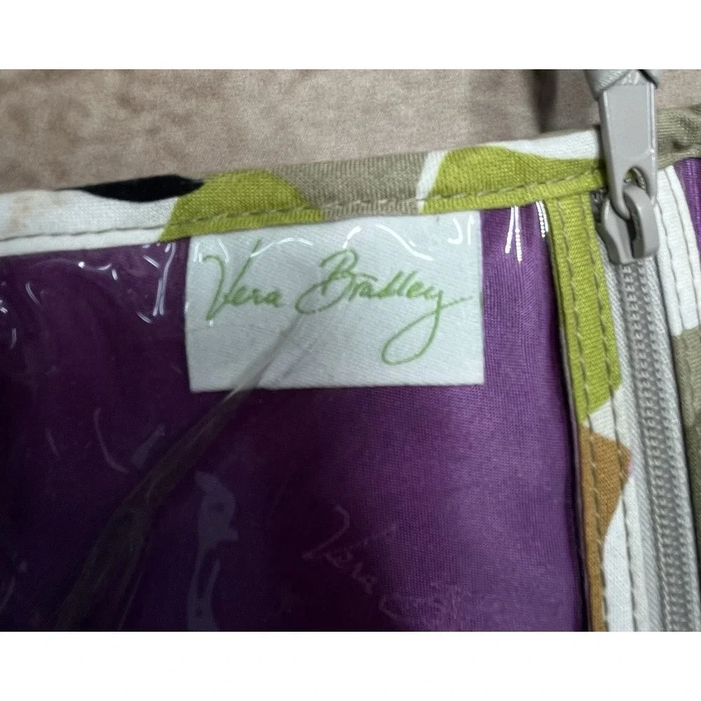 Cream And Green Organizer By Vera Bradley In Great Condition